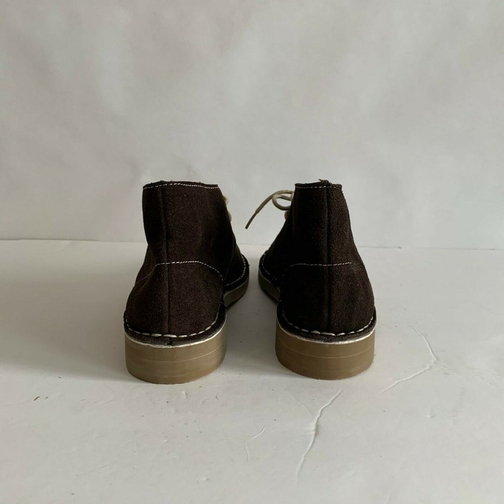 Colin Stuart Womens Brown Suede Ankle Booties Lace - Picture 4 of 5